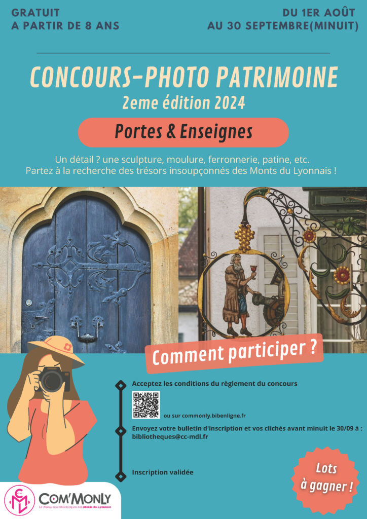 affiche concours photo patrimoine 2024