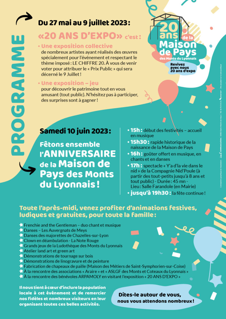 flyer 20 ans verso